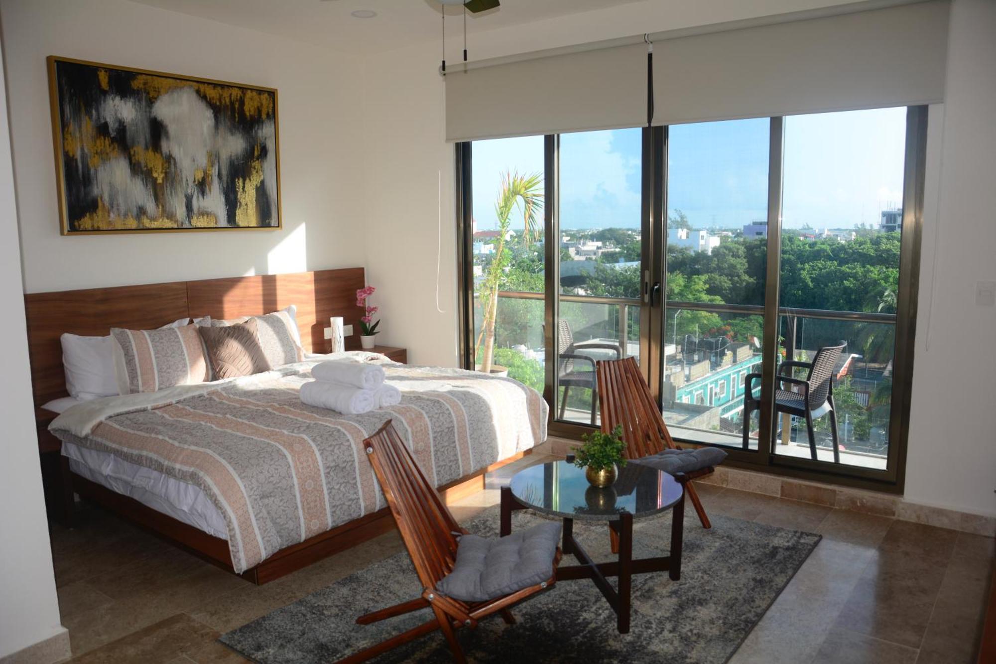 Stylish Ocean-view - Steps From 5th Avenue Apartamento Playa del Carmen