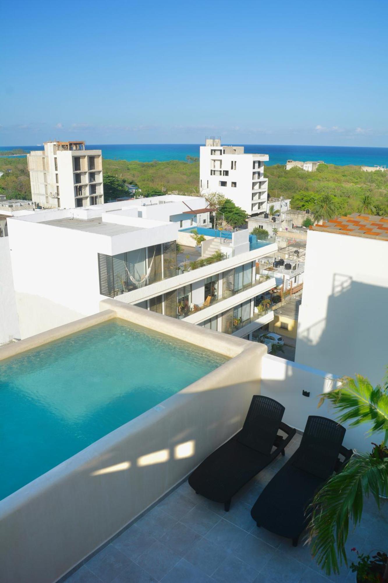 Apartamento Stylish Ocean-view - Steps From 5th Avenue Playa del Carmen